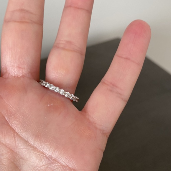 Cubic zirconia anniversary band. - Picture 4 of 4